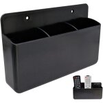 Support de t�l�commande avec 3 compartiment, porte telecommande mural adh�sif, rangement telecommande ...