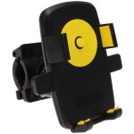 Support de tlphone pour navigation gps, cadre fixe pour vlo et moto (jaune)