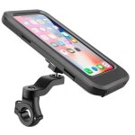 Support de t�l�phone portable �tanche pour moto et v�lo, support de t�l�phone portable pour guidon de ...