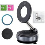Support de t�l�phone portable magn�tique pour voiture avec ventouse, rotatif � 360�, pliable, compatible ...