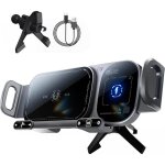 Support de t�l�phone rotatif 2 en 1 pour voiture - 15 w - rotation en un clic - support de t�l�phone ...