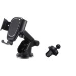 Support de t�l�phone de voiture, 4 - 7, 2 pouces, rotation � 360 degr�s, silicone, universel, noir