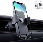 Support tlphone voiture [clip de qualit militaire] porte tlphone voiture rotatif  360 degrs pour ...