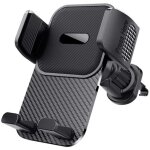 Support tlphone voiture [clip de qualit militaire] , porte tlphone voiture rotatif  360 , degrs ...