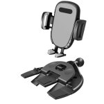 Support de tlphone de voiture pour lecteur cd, support universel avec pince rglable et rotation  ...