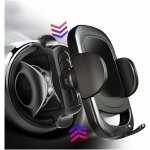 Support telephone voiture, porte telephone ronde voiture  grille d'aration facile installer stable ...