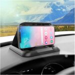 Support de t�l�phone de voiture en silicone - tapis de fixation pour tableau de bord compatible avec ...