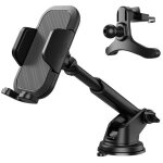 Support de t�l�phone de voiture, support de t�l�phone de voiture universel avec clip et ventouse, rotation ...