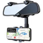 Support tlphone voiture universel rotatif 360, bras rglable, compatible gps / smartphones