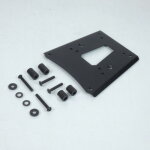 Support de top case shad pour moto triumph 1200 tiger / gt /