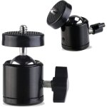 Support de tr�pied universel � mini t�te sph�rique pivotante de 1 / 4 pouce (paquet de 2) , adaptateur ...