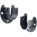Support de tringle  rideaux douilles en forme de u support tringle penderie extrmit de tige de penderie ...