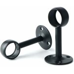 Support de tringle � rideaux support tringle penderie avec vis support de plafond pour rideau et armoire, ...
