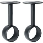 Support de tringle � rideaux support tringle penderie avec vis support de plafond pour rideau et armoire, ...