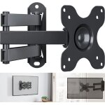 Support tv mural fixation support mural ecran pc orientable et inclinable universel pour moniteur et ...