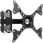 Support tv mural fixation support mural ecran pc orientable et inclinable universel pour moniteur et ...