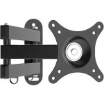 Support tv mural pour moniteur, support tv mural fixation support mural ecran pc orientable et inclinable ...