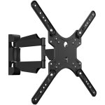 Support tv mural universel fixation orientable pour tlviseur 32 - 55 pouces, support mural tv pivotant ...
