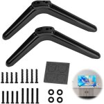 Support tv universel de table, compatible avec la plupart des �crans plats lcd de 23 � 65 pouces, noir ...