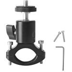 Support universel de guidon pour cam�ra de sport en aluminium - rotation � 360 degr�s pour v�lo et moto, ...