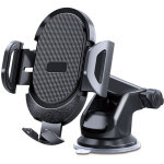 Support universel pour t�l�phone portable de voiture avec grille d'a�ration, abs noir