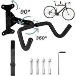 Support v�lo mural - porte v�lo mural, capacit� de charge de 50 kg, 360� rotatif, adapt� pour v�los de ...