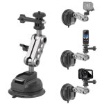 Support � ventouse pour gopro hero 13 12 11 10 9 8 dji osmo action 5 pro 4 3 insta360 x5 x4 x3 fixation ...