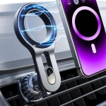 Support voiture [aration libre] [rotatif  360] support telephone voiture magnetique, 20x n52 aimant ...