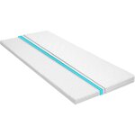 Sur - matelas 120 x 200 cm mousse froide profil d'?uf 6 cm vidaxl
