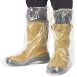 Surchaussures en plastique �pais avec �lastique, 50 pi�ces (25 paires)