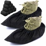 Surchaussures professionnelles ? lot de 100 �l�gantes bottines et chaussures jetables noires, taille ...