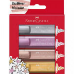 Surligneur m�tallique 1546 4 couleurs 6405