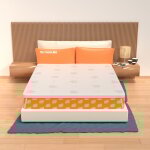 Miasuite - surmatelas 160x200 � mousse � m�moire de forme - hauteur 10 cm, d�houssable aloevera