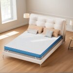 Surmatelas gel m�moire de forme 7. 5cm 160x200 cm confort haute r�silience - adultes / enfants marsail ...