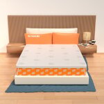 Miasuite - surmatelas 120x190 en mousse ferme - hauteur 8 cm, d�houssable, aloevera