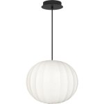 Aluminor - suspension, suspension abat jour blanc beloune s2 noir en fabric