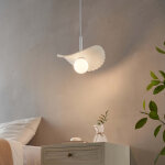 Suspension blanche design forme de nuage en verre et r�sine - melissa