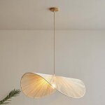 Suspension boh�me fait main style boho moderne, luminaire pendante d�coratif, plafonnier design naturel ...