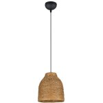 Trio - suspension, suspension bohème en papier tressé joeline marron en papier Trio - suspension, suspension bohème en papier tressé joeline marron en papier
