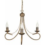 Suspension bougeoir noir vieil or alfa 292