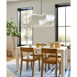 Suspension cirrus en soie de forme spciale, design cratif wabi sabi, luminaire pour salon, salle  ...