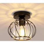 Suspension cristal led e27 plafonnier salon moderne, luminaire lampe suspendue cuisine, plafonnier chambre, ...