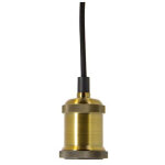 Suspension � douille dor�e vintage e27 xanlite