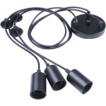 Suspension edison, suspension r�glable de 2 m�tres en fil m�tallique, style cage d'araign�e, lustre industriel ...