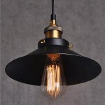 Suspension de ferme, plafonnier en fer forg simple style industriel rtro e27 cage en mtal luminaire ...