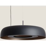 Ledkia - suspension led 18w acier cancot noir mat