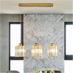 Suspensions led, lampes de table pour �lot de cuisine, plafonniers en cristal, adapt�s aux salons, salles ...