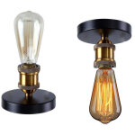 Wottes - suspension luminaire industriel rétro lustre plafonnier en métal lampe à suspension laiton e27 ... Wottes - suspension luminaire industriel rétro lustre plafonnier en métal lampe à suspension laiton e27 ...