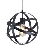 Suspension luminaire industrielle, design lampe plafonnier vintage en m�tal luminaires suspension abat ...
