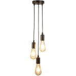Suspension luminaire industrielle vintage r�tro abat - jour plafonnier edison e27 �clairage de plafond ...